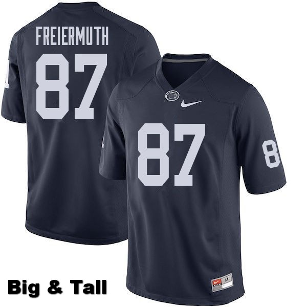NCAA Nike Men's Penn State Nittany Lions Pat Freiermuth #87 College Football Authentic Big & Tall Navy Stitched Jersey POZ8698NI